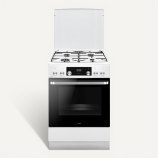 Cuisinière 4 foyers Gaz Four électrique multifonction Catalyse - Acm7005rb