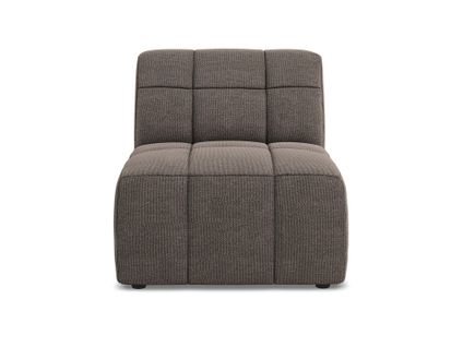Fauteuil Pour Canapé Modulable Aloha En Tissu Bouclette Choolat