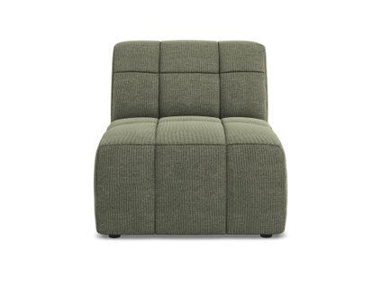 Fauteuil Pour Canapé Modulable Aloha En Tissu Bouclette Olive