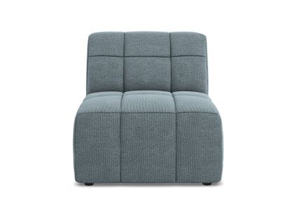 Fauteuil Pour Canapé Modulable Aloha En Tissu Bouclette Jeans