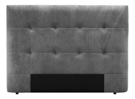 Tête de lit L.200 cm DREAM/HOME Velours gris