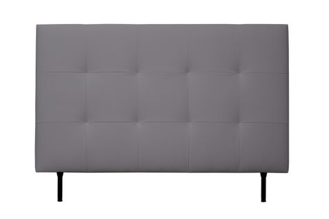 Tête de lit PU L.140 cm KARTY gris