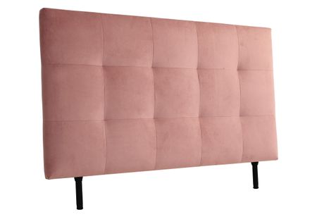 Tête de lit velours L.160 cm KARTY rose