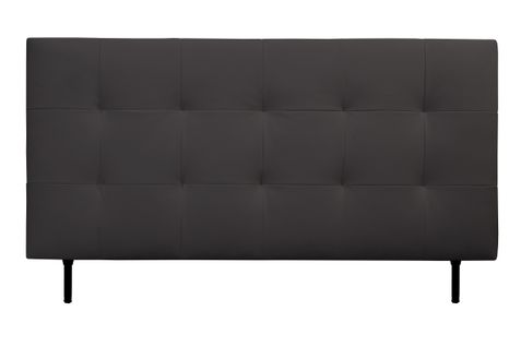 Tête de lit PU L.180 cm KARTY noir
