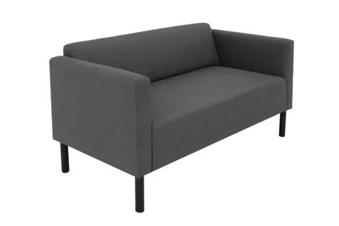 Canapé 2 places DERBY tissu malmo anthracite