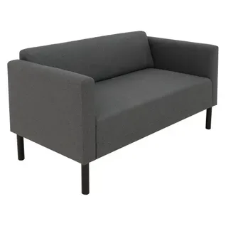 Canapé 2 places DERBY tissu malmo anthracite