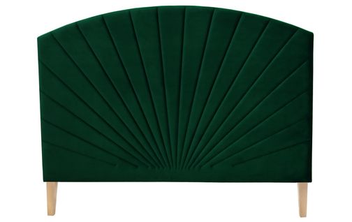 Tête de lit velours L.145 cm EMPIRE velours vert