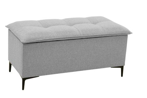 Banc coffre JAPP 3 tissu gris