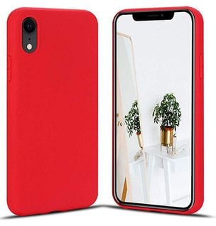 Coque De Protection Pour Mobile Iphone Xr Rouge Souple Silicone - Visiodirect -
