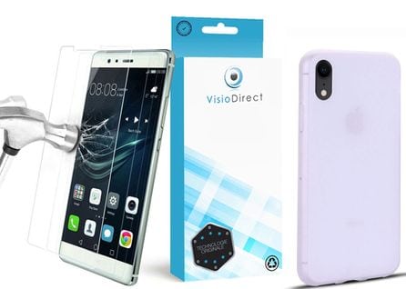 Verre Trempé 3d + Coque De Protection Souple Silicone Blanche Pour iPhone 7/ 8/ Se 2020 4.7"