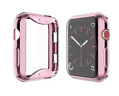 Coque De Protection Pour Apple Watch Serie 1/2/3 38 Mm Rose -