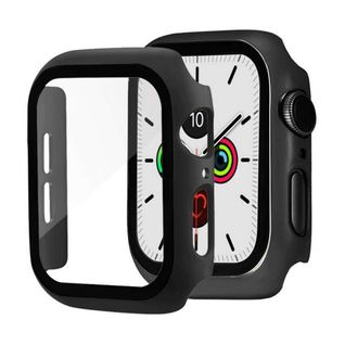 Coque De Protection Pour Apple Watch Serie 4 / Serie 6 / Serie Se 44 Mm Noire -