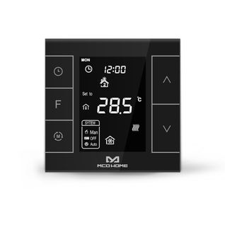 Thermostat Pour Chaudière Z-wave+ Noir