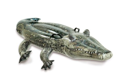 Bouée Gonflable à Chevaucher "alligator" 170cm Vert