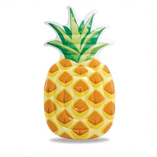 Matelas Gonflable "ananas" 216cm Jaune et Vert