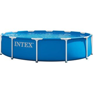 Kit Piscine Hors Sol Ronde Avec Pompe Filtration Incluse 3,66 M X 76 Cm