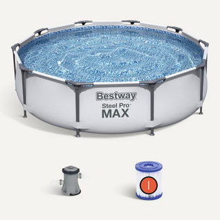 Ensemble De Piscine Steel Pro Max 305x76 Cm