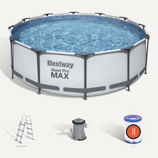 Ensemble De Piscine Steel Pro Max 366x100 Cm