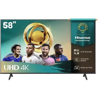 58a6q - TV LED 58" (147 Cm) - 4k Uhd 3840x2160 - 144 Hz - Hdr10+ - TV Connecté - 4xhdmi 2.1 - Wifi