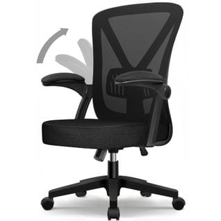 Chaise Bureau,fauteuil De Bureau Avec Accoudoirs Pliables,chaise De Bureau, Max 150kg