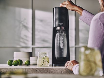 Machine à gazeifier SODASTREAM TERRA Noire + 1 bouteille 1L