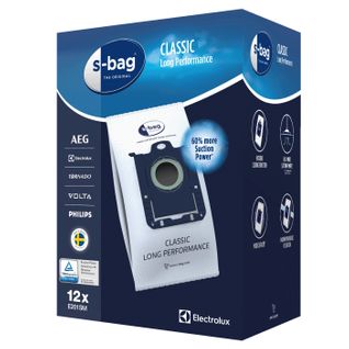 Sac aspirateur ELECTROLUX S-Bag E201SM x12 long. Perf. vue 3/4