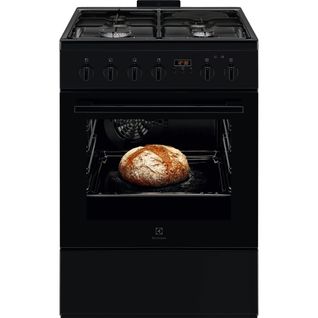Cuisinière mixte ELECTROLUX LKM624255K 4 foyers Noir