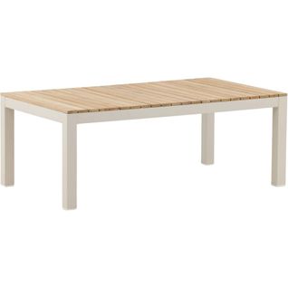 Table Basse De Jardin En Alu Et Teck Brasilia