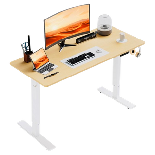 Bureau Assis Debout 60 X 110 Cm, Fonction Mémoire Et Anti-collision,bureau Réglable 70-117cm