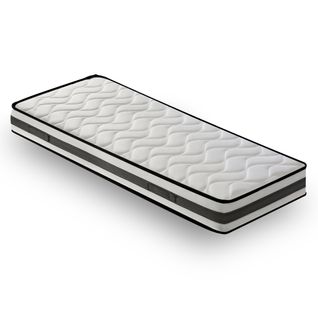 Matelas Mousse 90x200 Cm FENIS - Réversible - Côté Été/hiver - Epaisseur 20 Cm