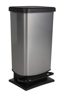 Poubelle 40L PASO Carbone