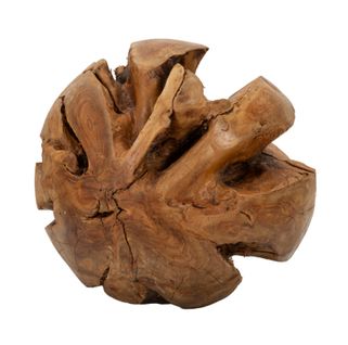 Boule Décorative En Teck Recyclé Ø 50 Cm