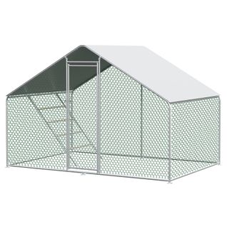 Enclos Extérieur Hühnerstall 3x2x2m Avec Toit étanche Et Serrure Sécurisée
