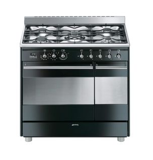 piano de cuisson SMEG SCB92PN8 vue 3/4