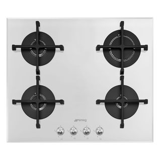 Table gaz SMEG PV164B2 4 foyers Blanc