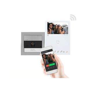 Kit Interphone Ultra Et Mini Mains Libres Wi-fi Simplebus 2 - Kvu8190w
