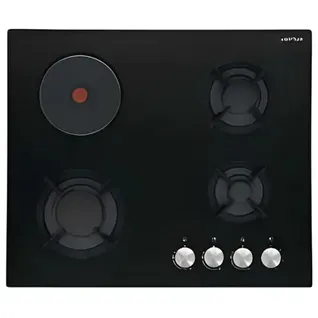 Table De Cuisson Mixte 3 foyers gaz + 1 électrique - Av 647 Hbk