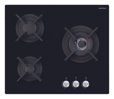 Table De Cuisson Gaz 60cm 3 Feux 6150w Noir - Av635hbk