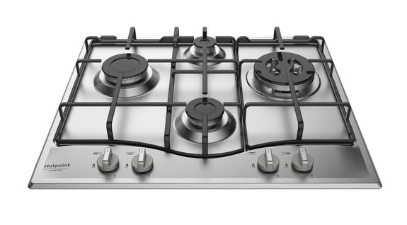 Plaque Gaz Encastrable PCn 642 T/ix/har Acier Inoxydable 60 Cm Gaz 4 Foyers