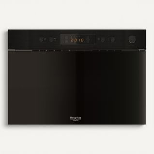 Four micro-ondes encastrable HOTPOINT MN313BLHA 22 L vue de face