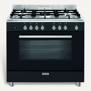 Piano de cuisson GLEM GEB96CBK 5 foyers gaz vue de face