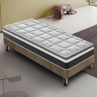 Matelas Mousse 90x190 Cm ANNA - Accueil Mémoire De Forme - Epaisseur 20 Cm