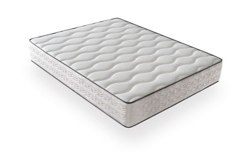 Matelas Mousse 160x200 cm ZAFIRE - Ferme - Réversible - Côté Été/hiver - H25 Cm