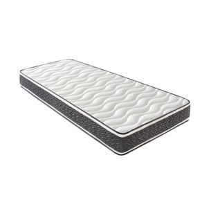 Matelas Ressorts Ensachés 80x200 cm MONTECARLO - Ferme - Réversible - Côté Été/hiver - H25 Cm