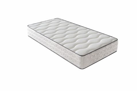 Matelas Mousse 80x200 cm ZAFIRE - Ferme - Réversible - Côté Été/hiver - H25 Cm