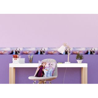 Frise Auto-adhésive Disney - La Reine Des Neiges 2 - Modèle Dans La Forêt - 5 M X 10 Cm
