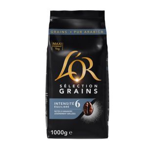 Café en grains L'OR 1000 gr vue de face