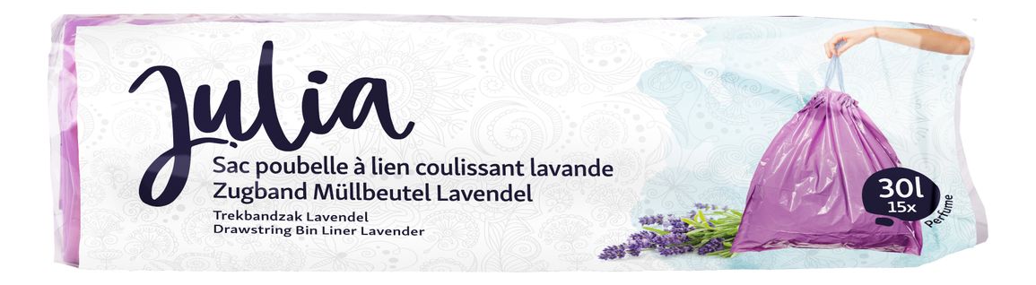 Sac poubelle 30L JULIA Lavande