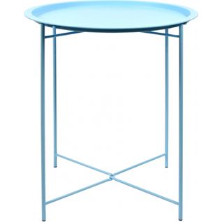 Table D'appoint En Acier Nuances De Bleu