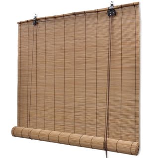 Store Roulant Bambou Marron 120x220 Cm
